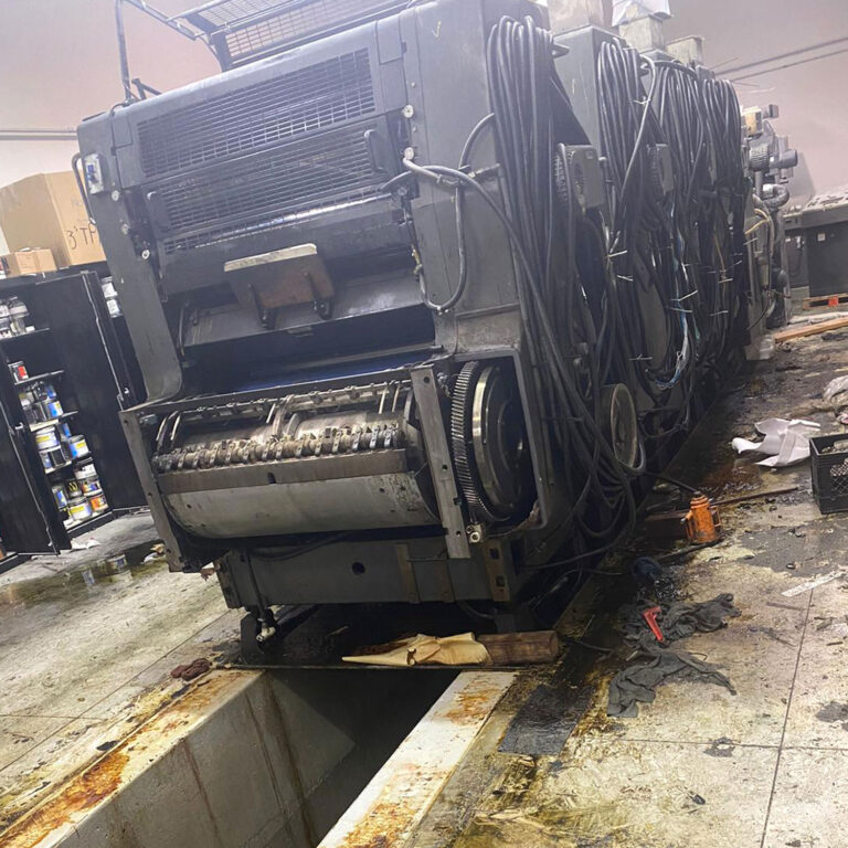 Heidelberg SM102-6 Color Dismantled & Shipped to Customer in India